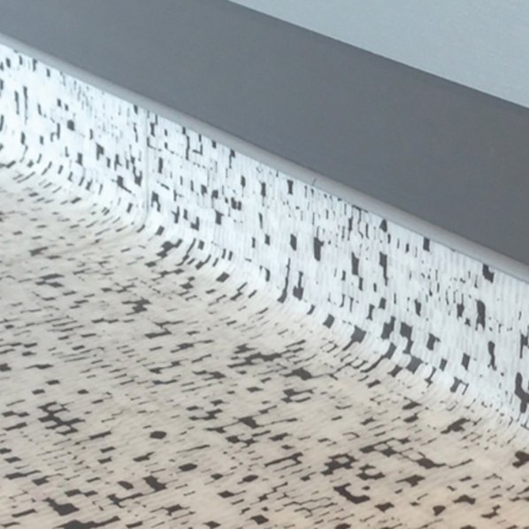 Full cove sheet vinyl and linoleum